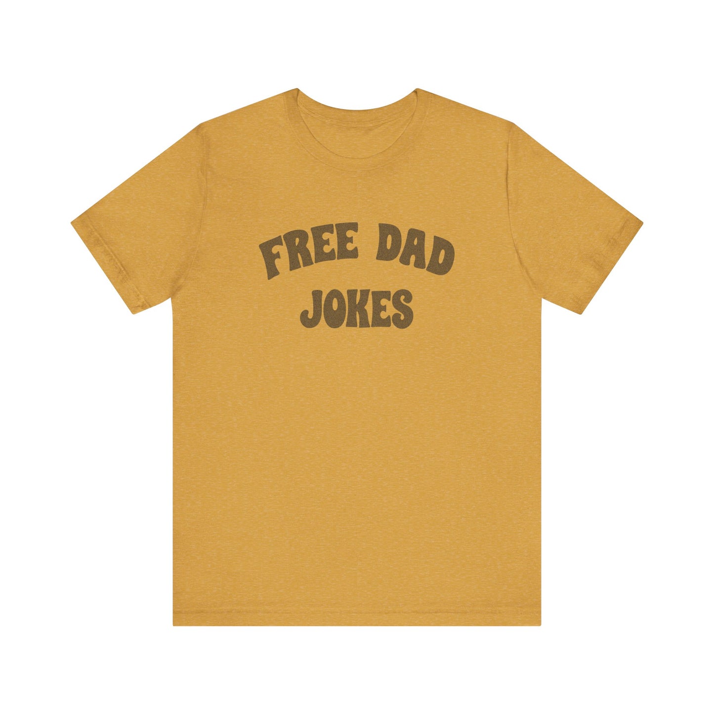Free Dad Jokes Shirt — Funny Dad Gift, Retro Pun Tee