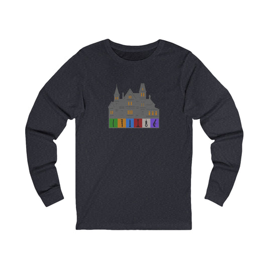 Welcome to Hill House (Off Route 41) — Clue Retro Long Sleeve (Dark)