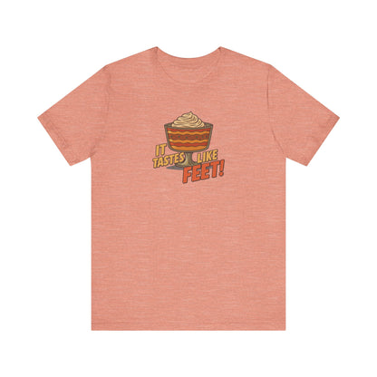 It Tastes Like Feet! — Thanksgiving Trifle Retro Tee (Light)