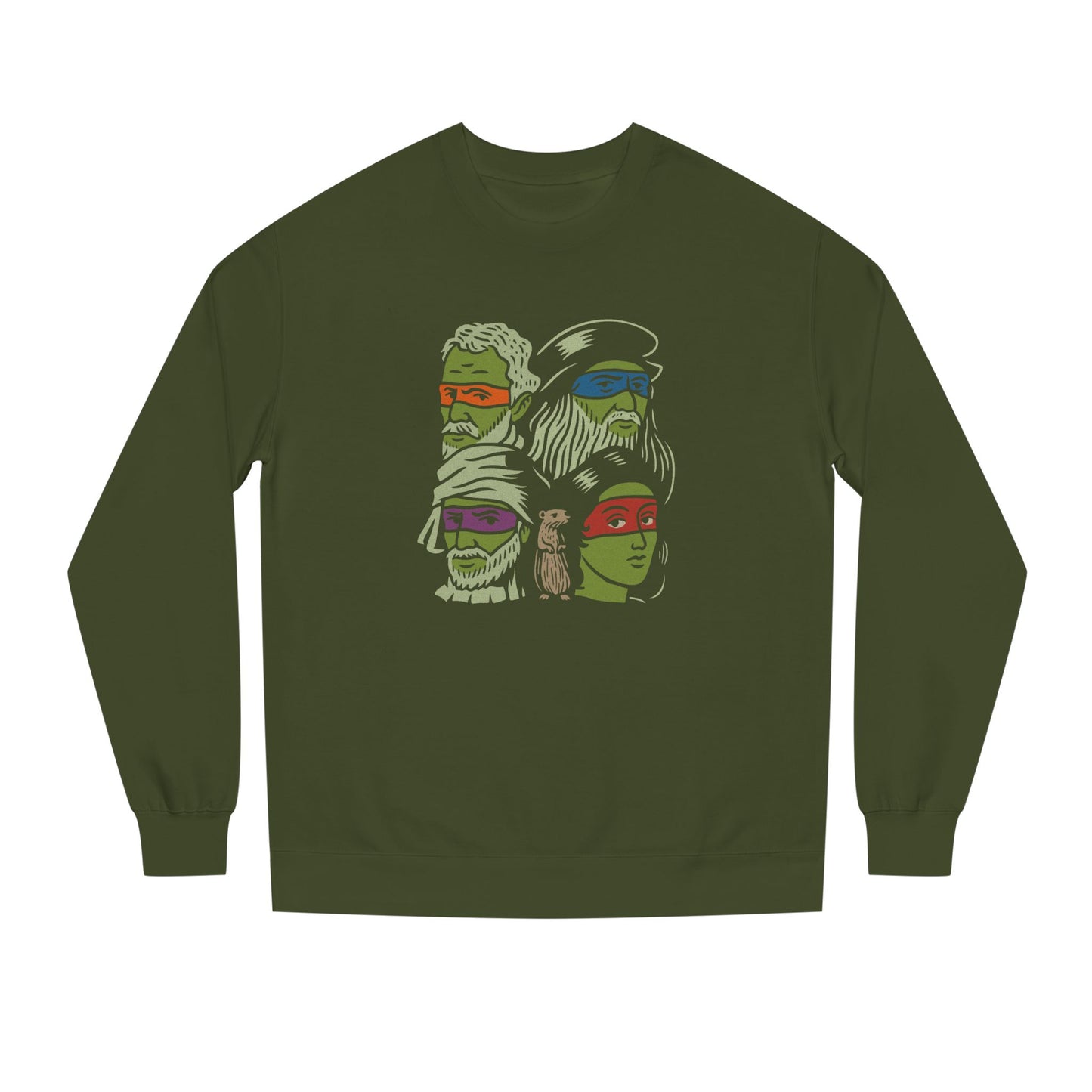 Renaissance Ninja Turtles — TMNT Retro Sweatshirt (Dark)