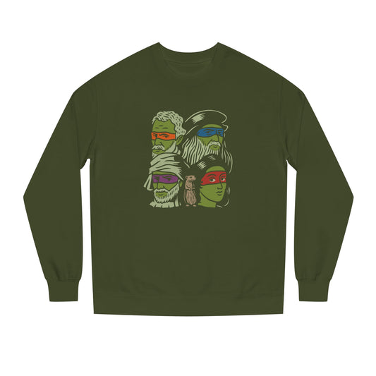 Renaissance Ninja Turtles — TMNT Retro Sweatshirt (Dark)