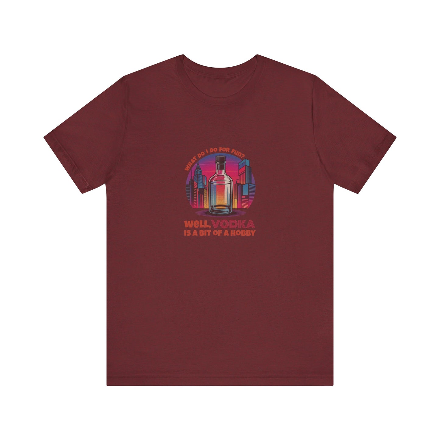Vodka is a Bit of a Hobby — Retro Graphic Tee (Dark)