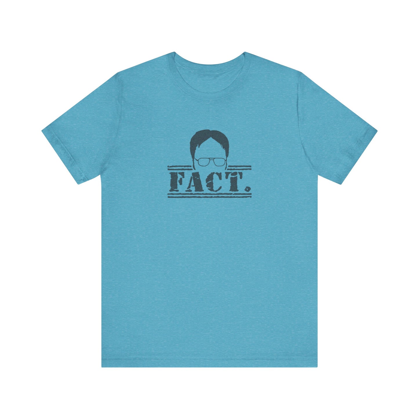Dwight Schrute FACT. — The Office-Inspired Retro Tee (Light)