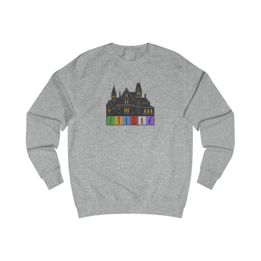 Welcome to Hill House (Off Route 41) — Clue Retro Sweatshirt (Light)