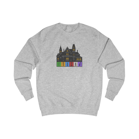 Welcome to Hill House (Off Route 41) — Clue Retro Sweatshirt (Light)
