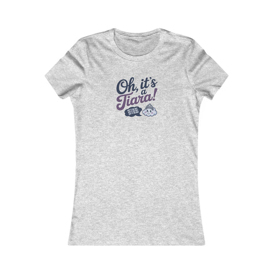 Oh, It’s a Tiara! (Put It On Me!) — Amy Farrah Fowler Retro Women's Tee (Light)