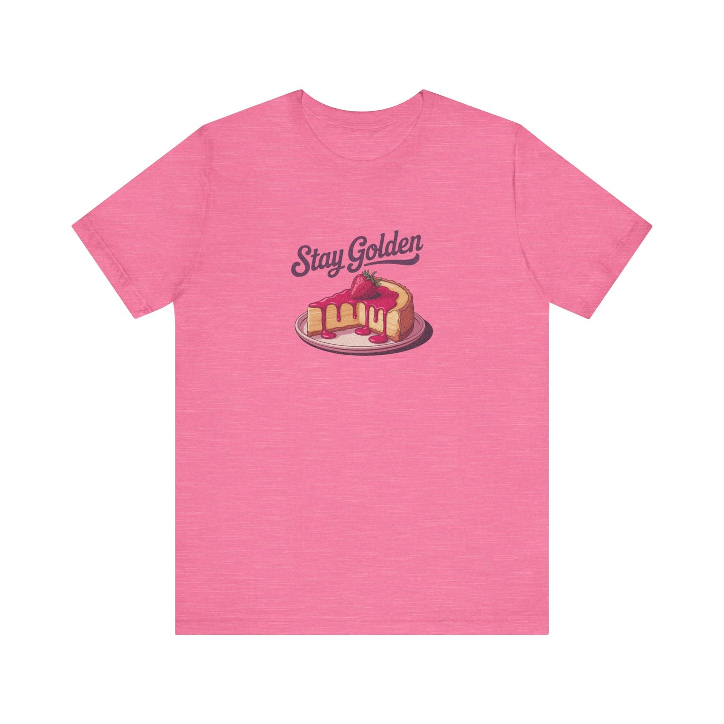 Stay Golden — Retro Cheesecake Graphic Tee (Light)