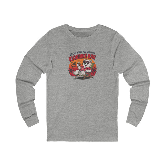 What You Did for a Klondike Bar — Retro Graphic Long Sleeve (Light)