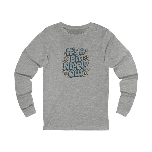 It's a Bit Nipply Out — Christmas Vacation Retro Long Sleeve (Light)