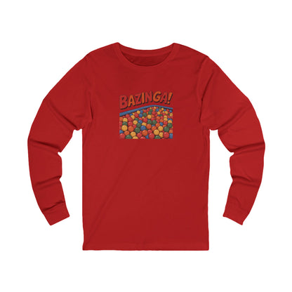 Bazinga! Ball Pit — Big Bang Theory Retro Long Sleeve (Light)