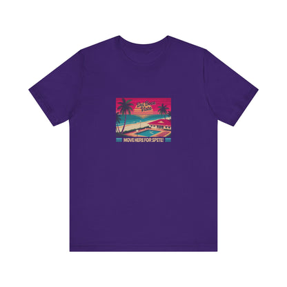 Del Boca Vista (Move Here For Spite!) — Seinfeld Retro Tee (Dark)