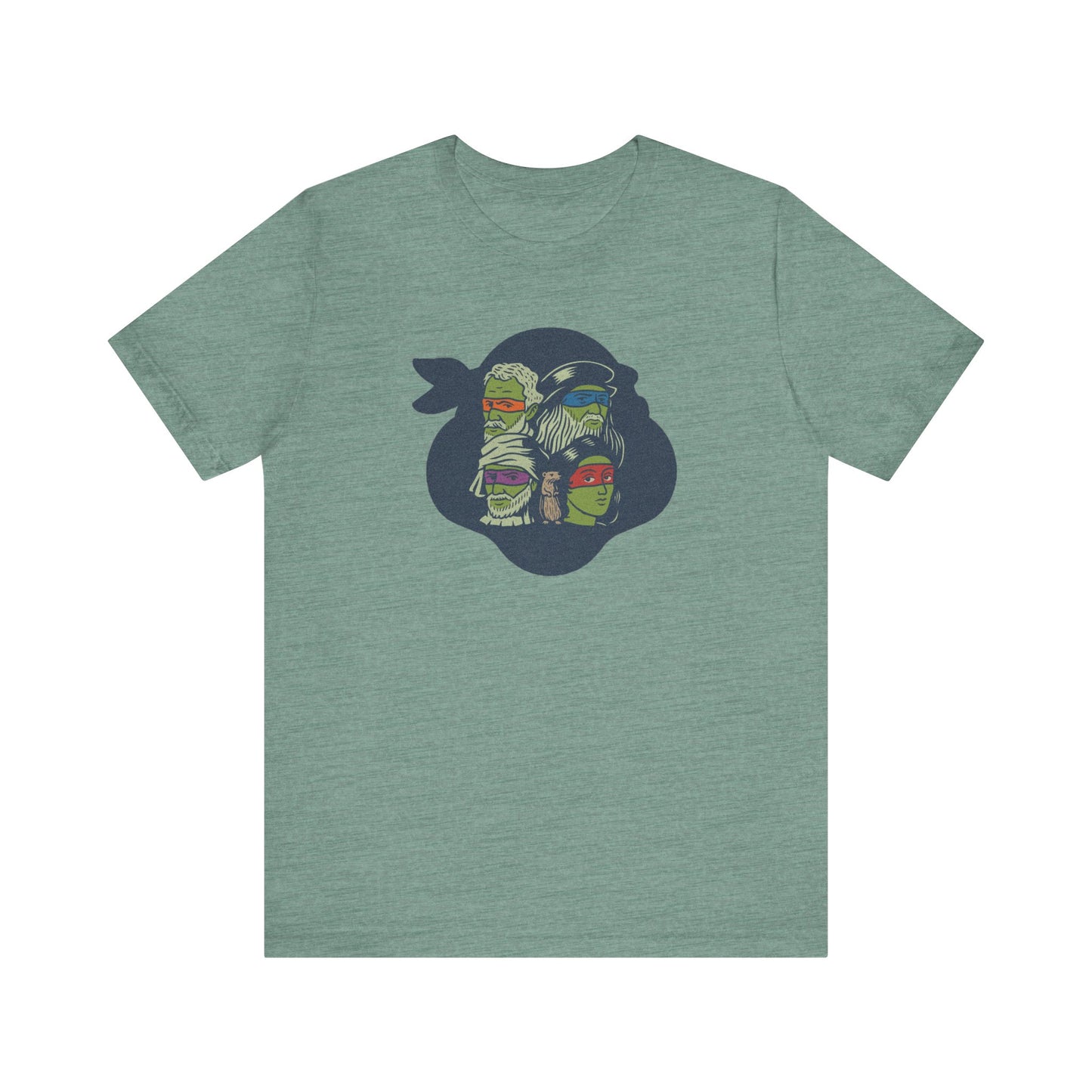 Renaissance Ninja Turtles — TMNT Retro Tee (Light)