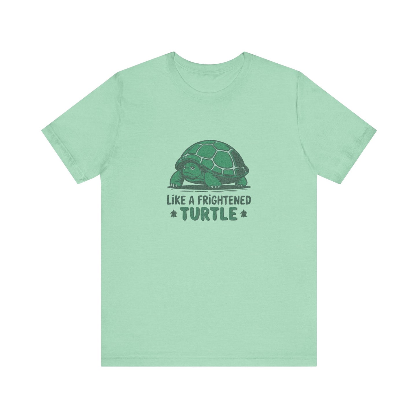 Like a Frightened Turtle — George Costanza Shrinkage Retro Tee (Light)