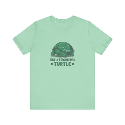 Like a Frightened Turtle — George Costanza Shrinkage Retro Tee (Light)