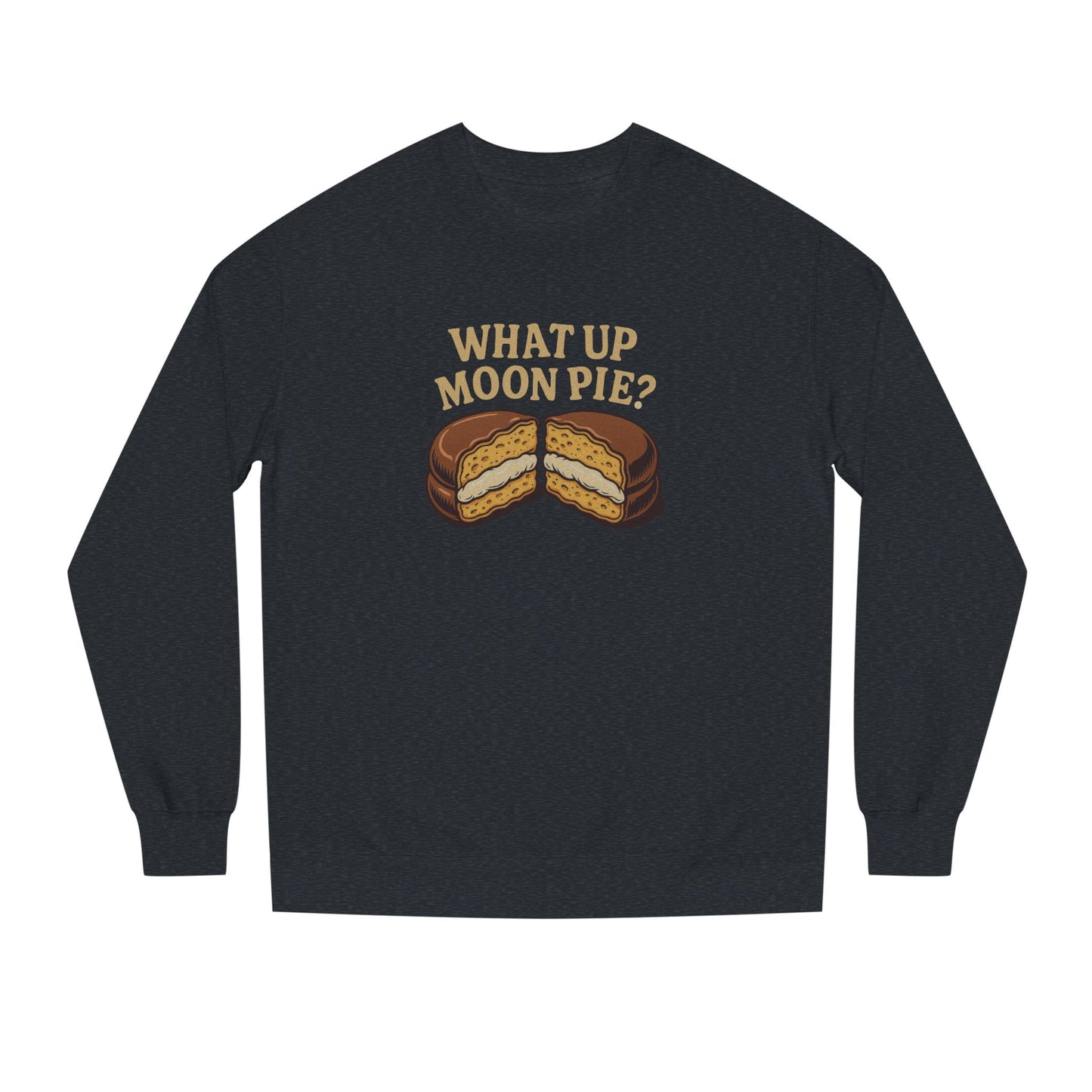 What Up, Moon Pie? — Big Bang Theory Retro Sweatshirt (Dark)