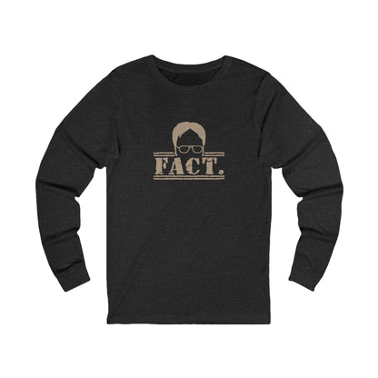 Dwight Schrute FACT. — The Office-Inspired Long Sleeve (Dark)