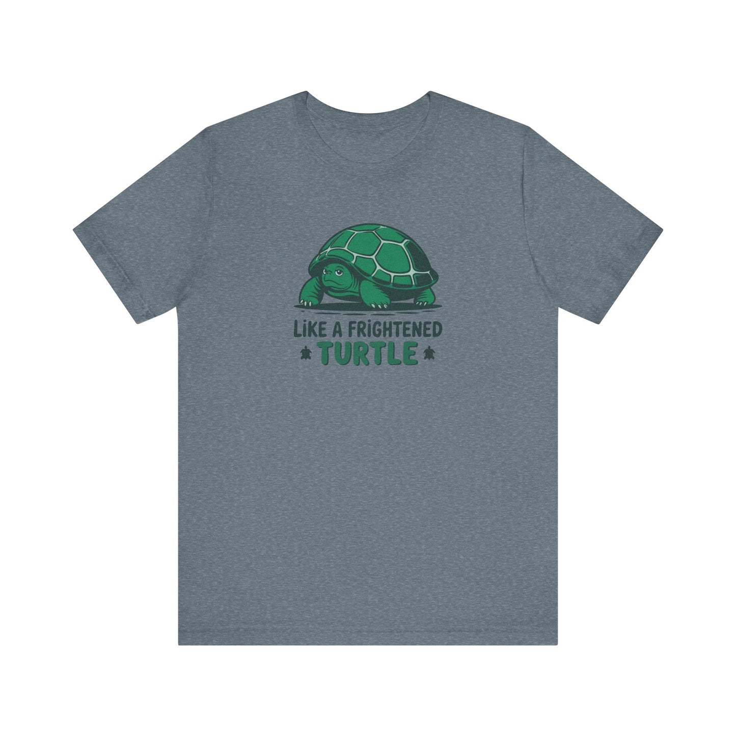 Like a Frightened Turtle — George Costanza Shrinkage Retro Tee (Light)