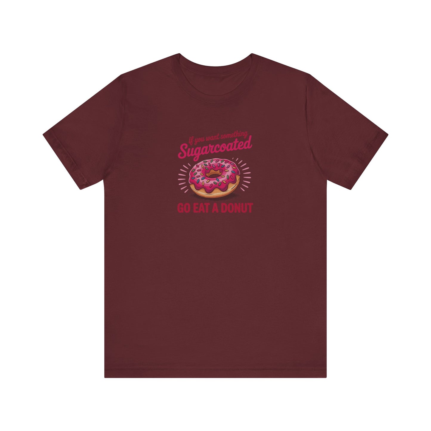 Sugarcoated (Go Eat a Donut) — Retro Graphic Tee (Dark)