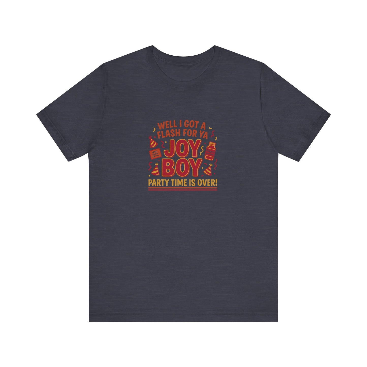 Joy Boy — Seinfeld Library Investigator Retro Tee (Dark)