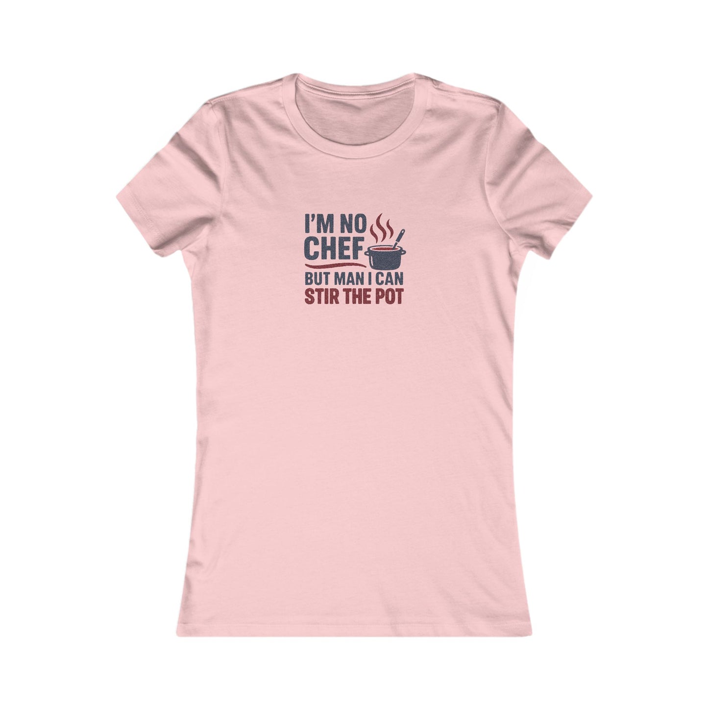 I'm No Chef, But Man I Stir the Pot — Retro Women's Tee (Light)