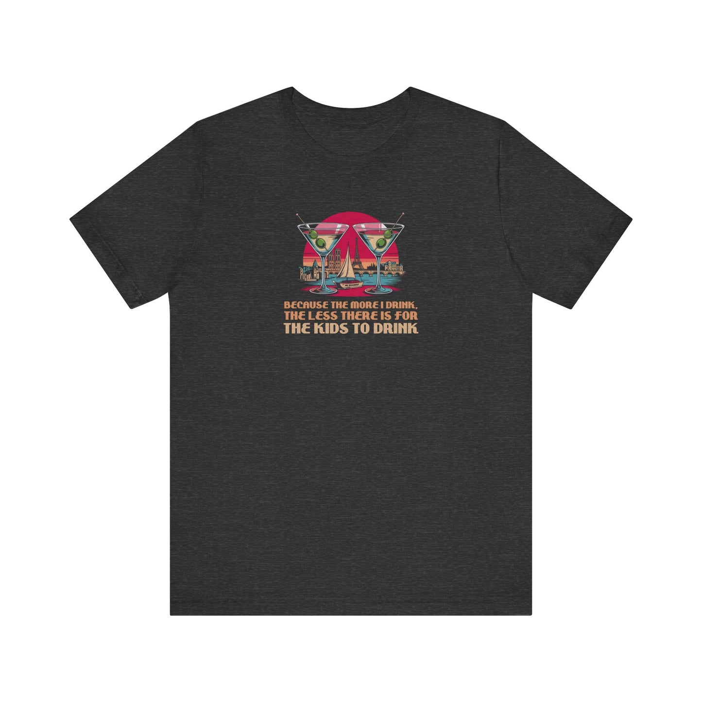 Open Bar (for the Kids) — Friends Retro Tee (Dark)