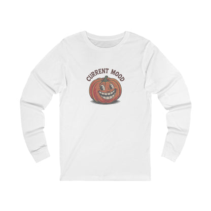 Current Mood (Toothy Jack) — Retro Halloween Long Sleeve (Light)
