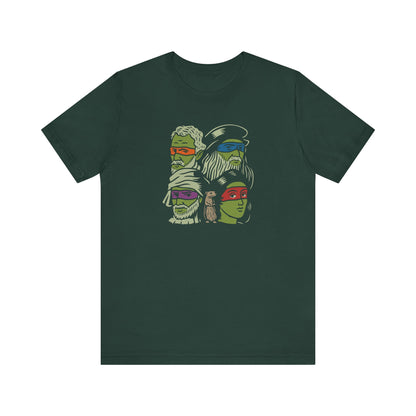 Renaissance Ninja Turtles — TMNT Retro Tee (Dark)