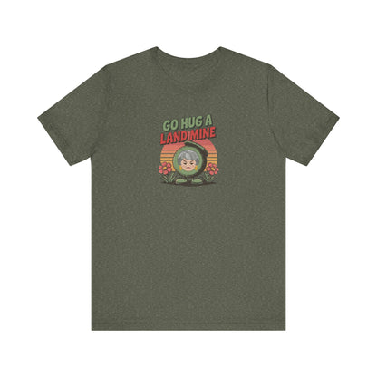 Go Hug a Land Mine — Dorothy Zbornak Retro Tee (Dark)