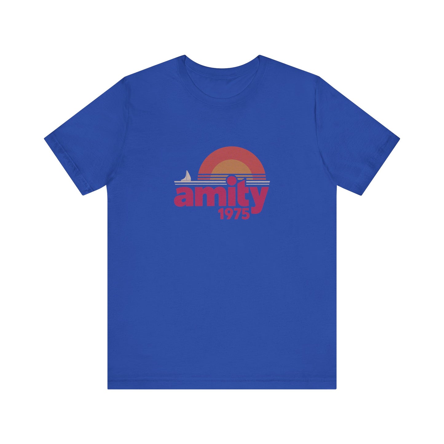 Amity Island 1975 — Jaws-Inspired Retro Tee (Dark)