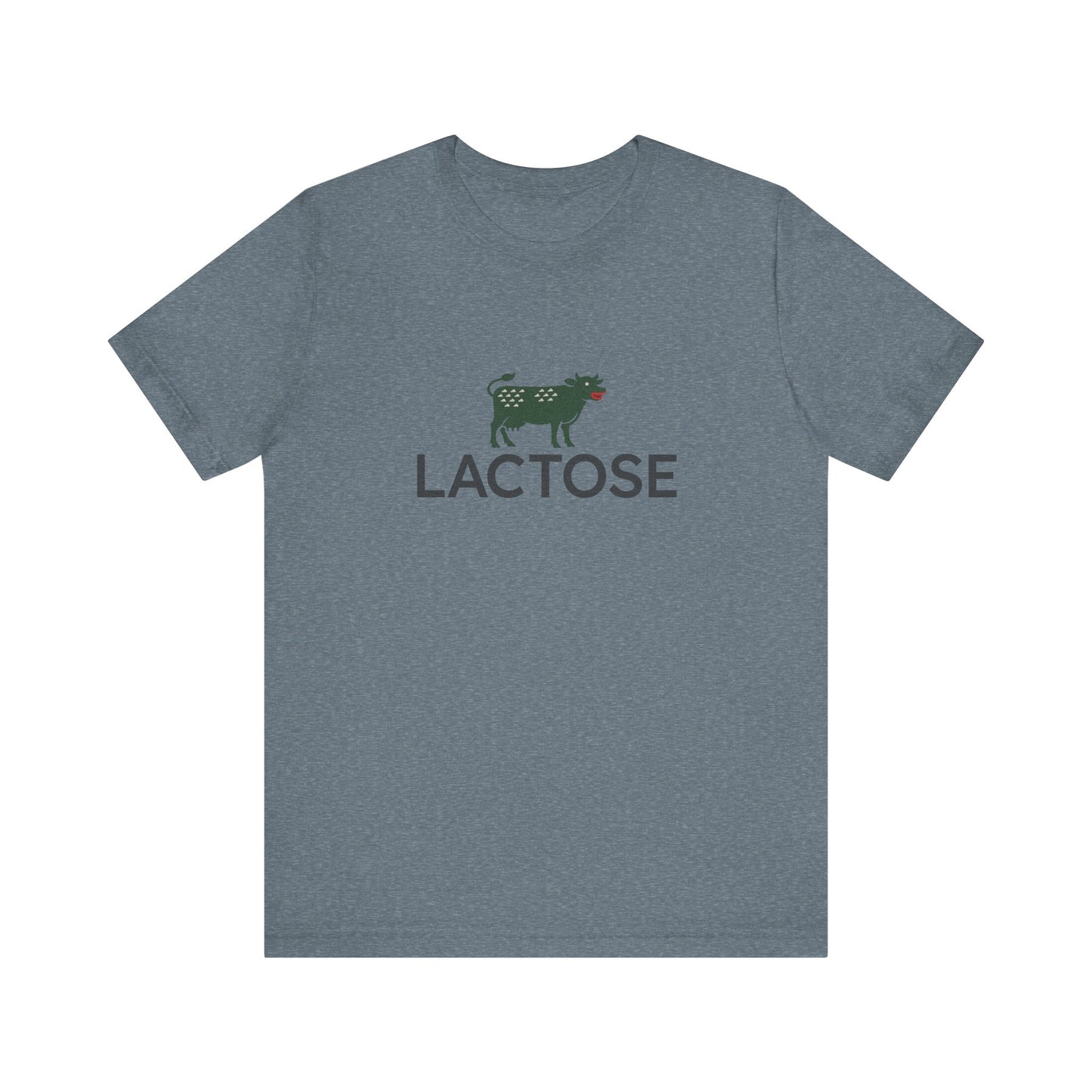Life is a Beautiful… Typo – LACTOSE Logo Parody Retro Tee (Light)
