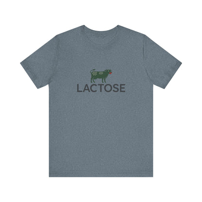 Life is a Beautiful… Typo – LACTOSE Logo Parody Retro Tee (Light)