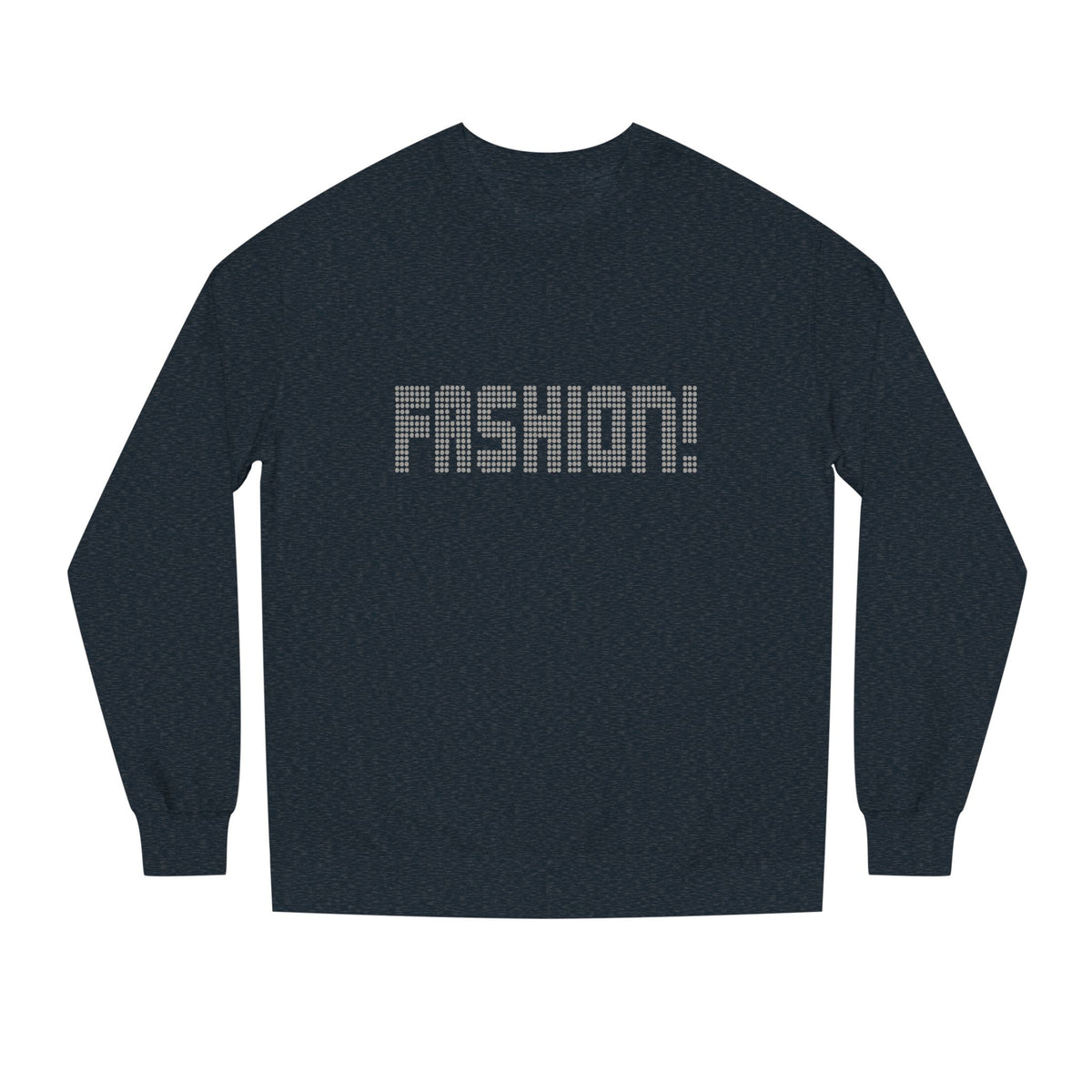 FASHION! — Psych Faux Rhinestones Retro Sweatshirt (Dark)