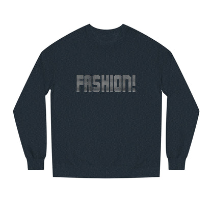 FASHION! — Psych Faux Rhinestones Retro Sweatshirt (Dark)