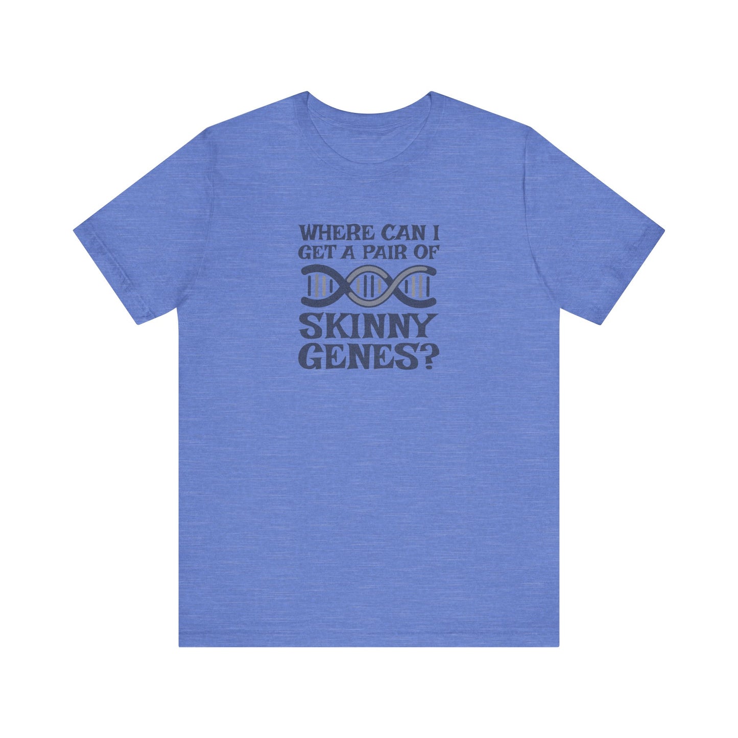 Pair of Skinny Genes — Retro Graphic Tee (Light)