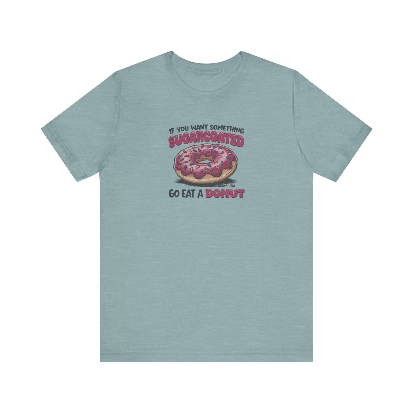 Sugarcoated (Go Eat a Donut) — Retro Graphic Tee (Light)