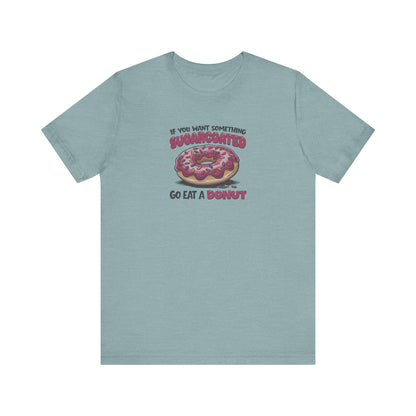 Sugarcoated (Go Eat a Donut) — Retro Graphic Tee (Light)