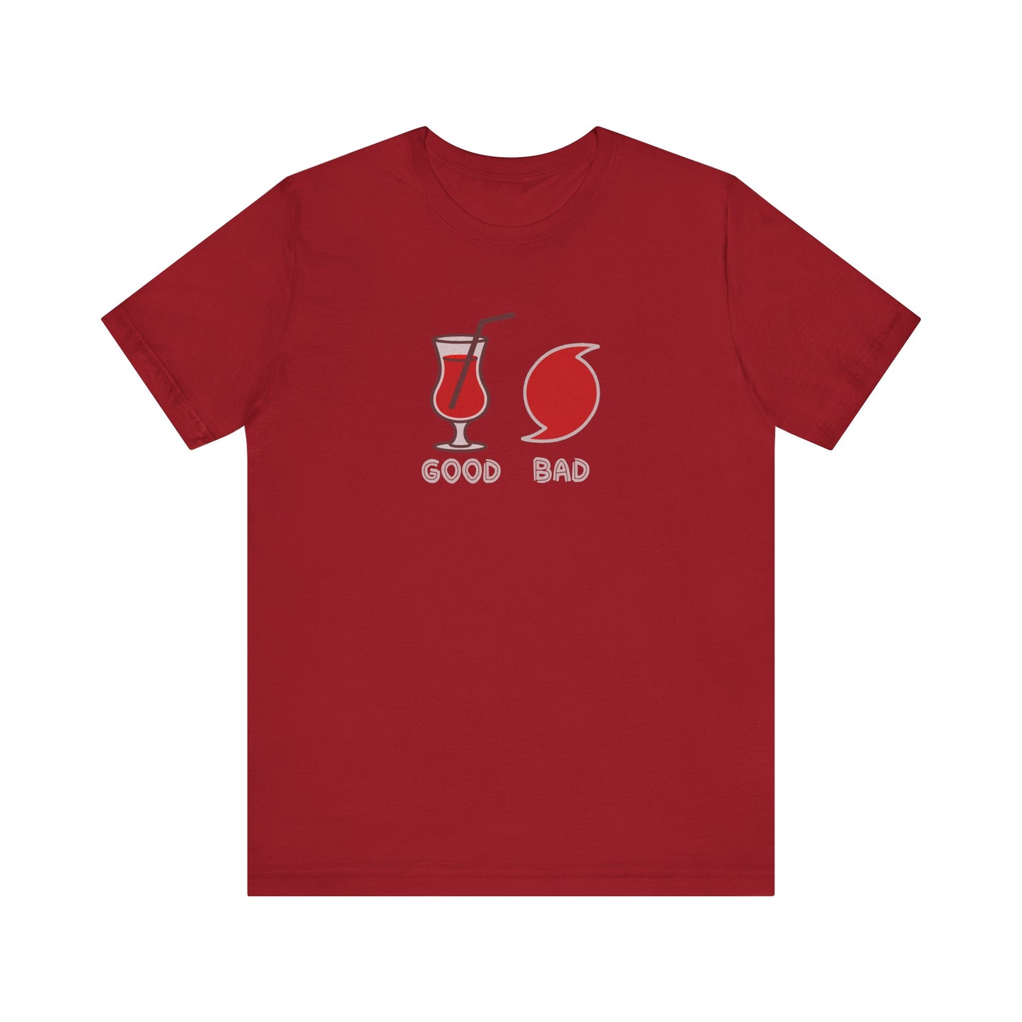 Good Hurricane, Bad Hurricane – Tropical Retro Tee (Dark)
