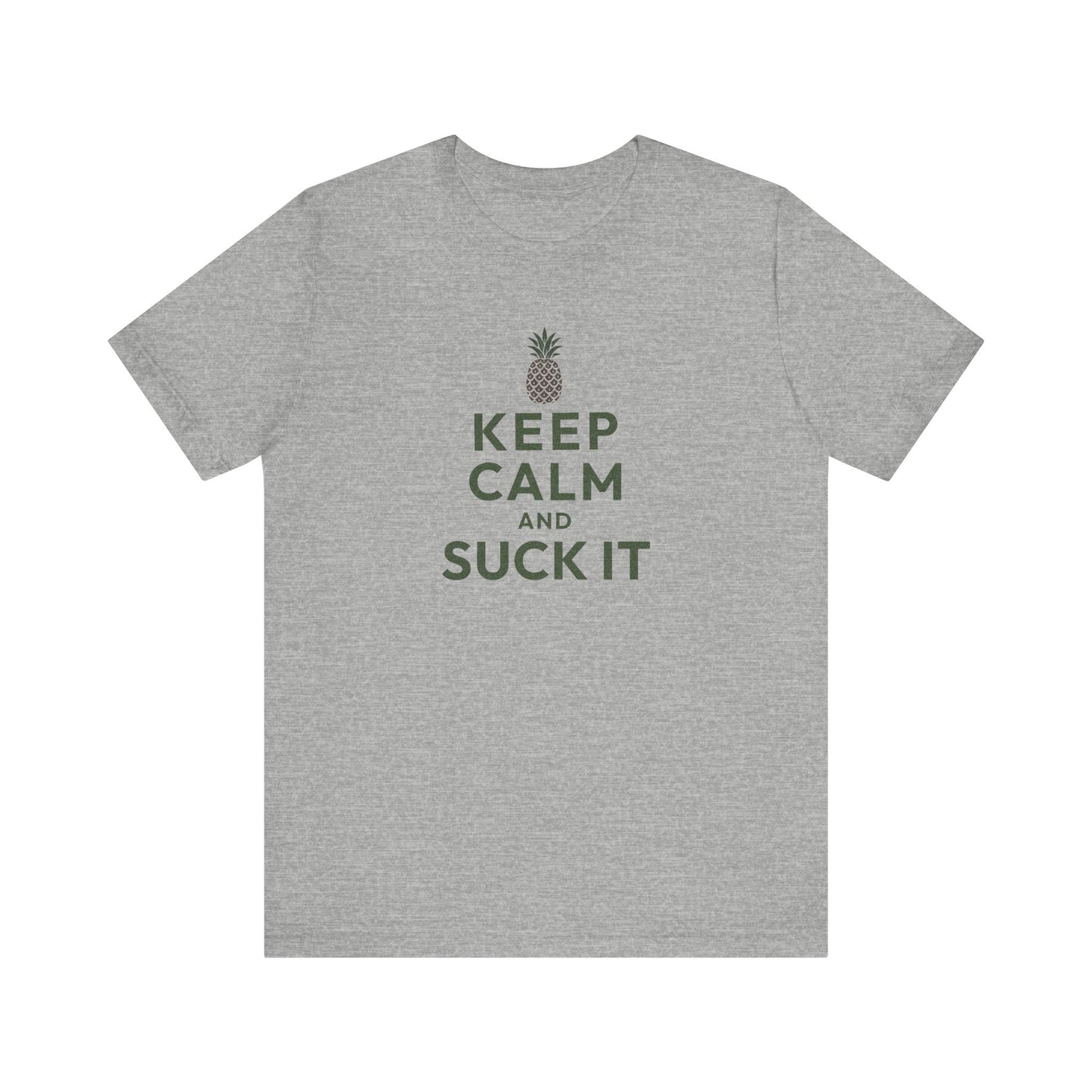 Keep Calm and Suck It — Psych Retro Tee (Light)