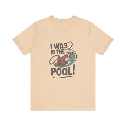 I Was in the Pool! — George Costanza Shrinkage Retro Tee (Light)