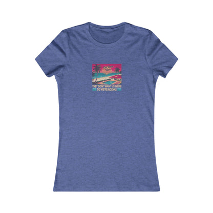 Del Boca Vista (We’re Going!) — Seinfeld Retro Women's Tee (Dark)