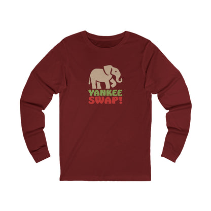 Yankee Swap! Christmas Party — Michael Scott Retro Long Sleeve (Dark)