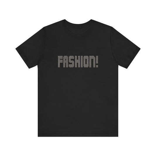 FASHION! — Psych Faux Rhinestones Retro Tee (Dark)