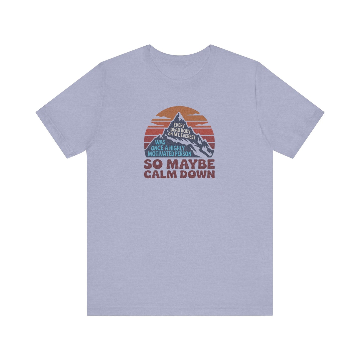Everything in Moderation (Especially Fitness) – Mount Everest Retro Tee (Light)
