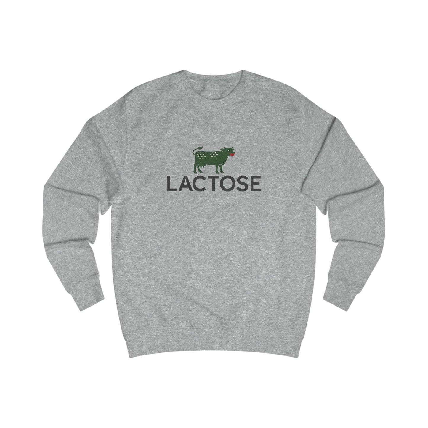Life is a Beautiful… Typo – LACTOSE Logo Parody Retro Sweatshirt (Light)
