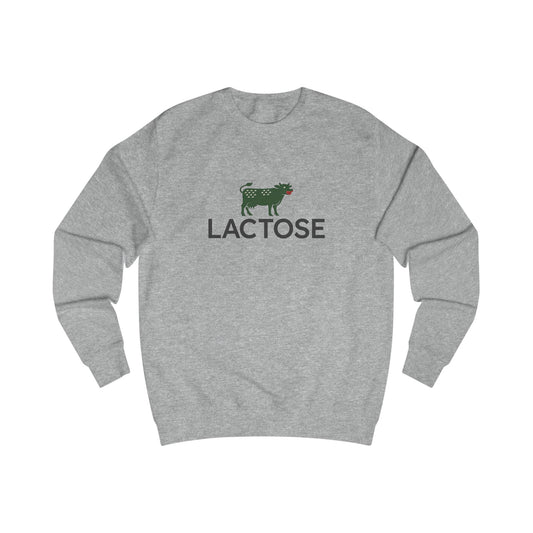 Life is a Beautiful… Typo – LACTOSE Logo Parody Retro Sweatshirt (Light)