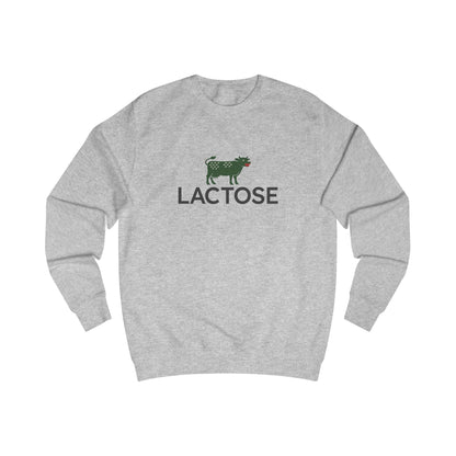 Life is a Beautiful… Typo – LACTOSE Logo Parody Retro Sweatshirt (Light)