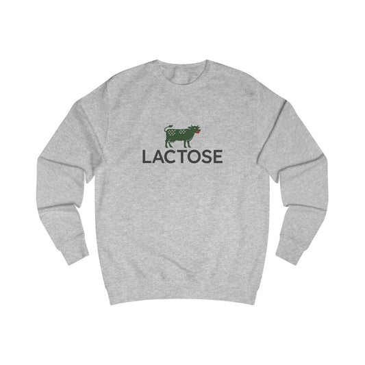 Life is a Beautiful… Typo – LACTOSE Logo Parody Retro Sweatshirt (Light)