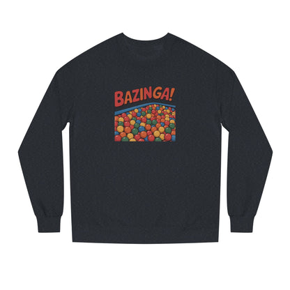 Bazinga! Ball Pit — Big Bang Theory Retro Sweatshirt (Dark)