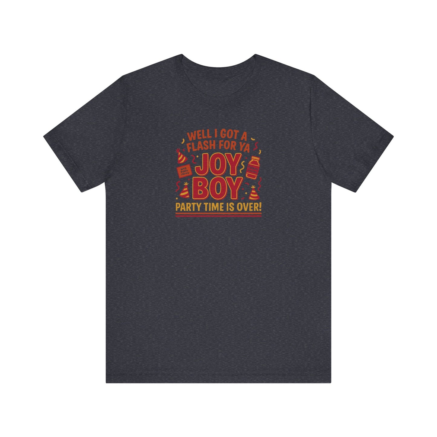 Joy Boy — Seinfeld Library Investigator Retro Tee (Dark)
