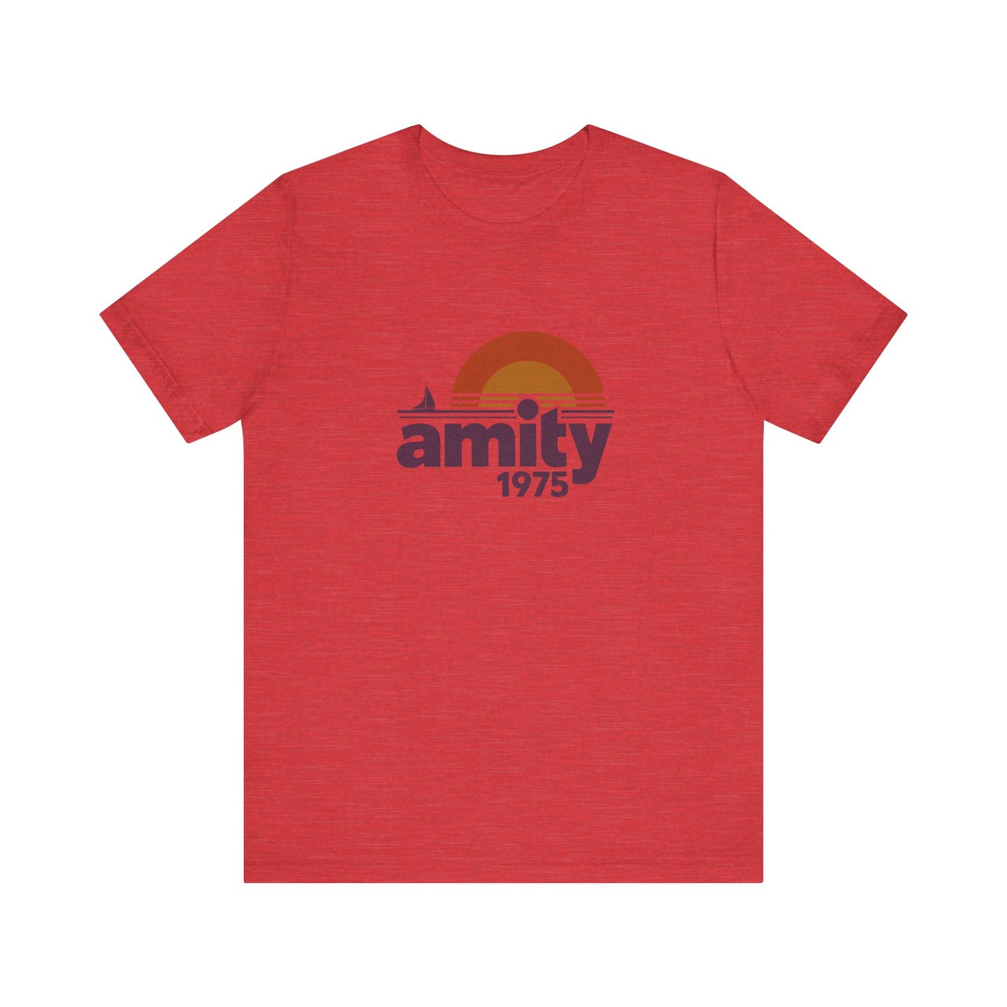 Amity Island 1975 — Jaws-Inspired Retro Tee (Light)